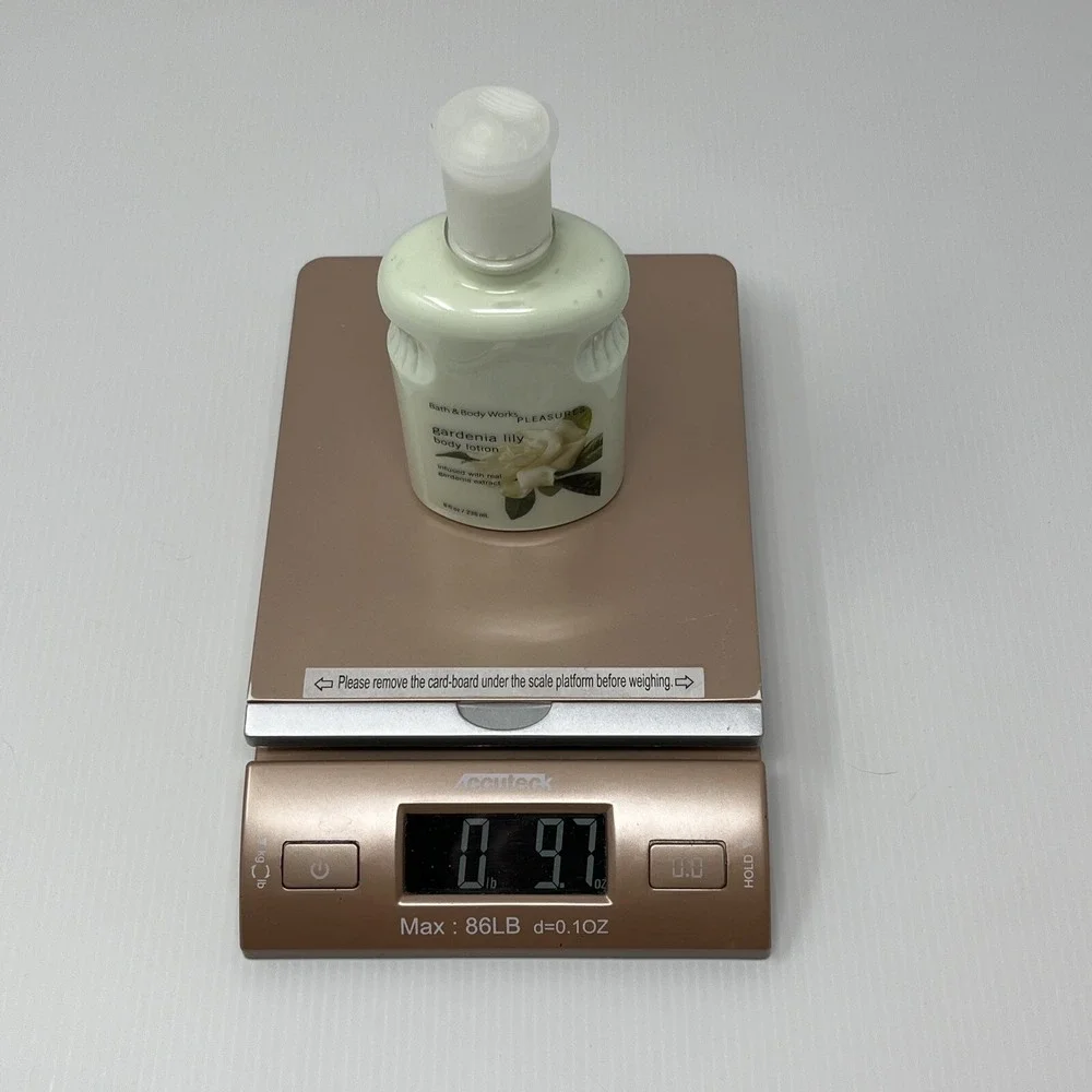 Bath & Body Works GARDENIA LILY Pleasures Body Lotion 8 oz‎ - Full, See Notes